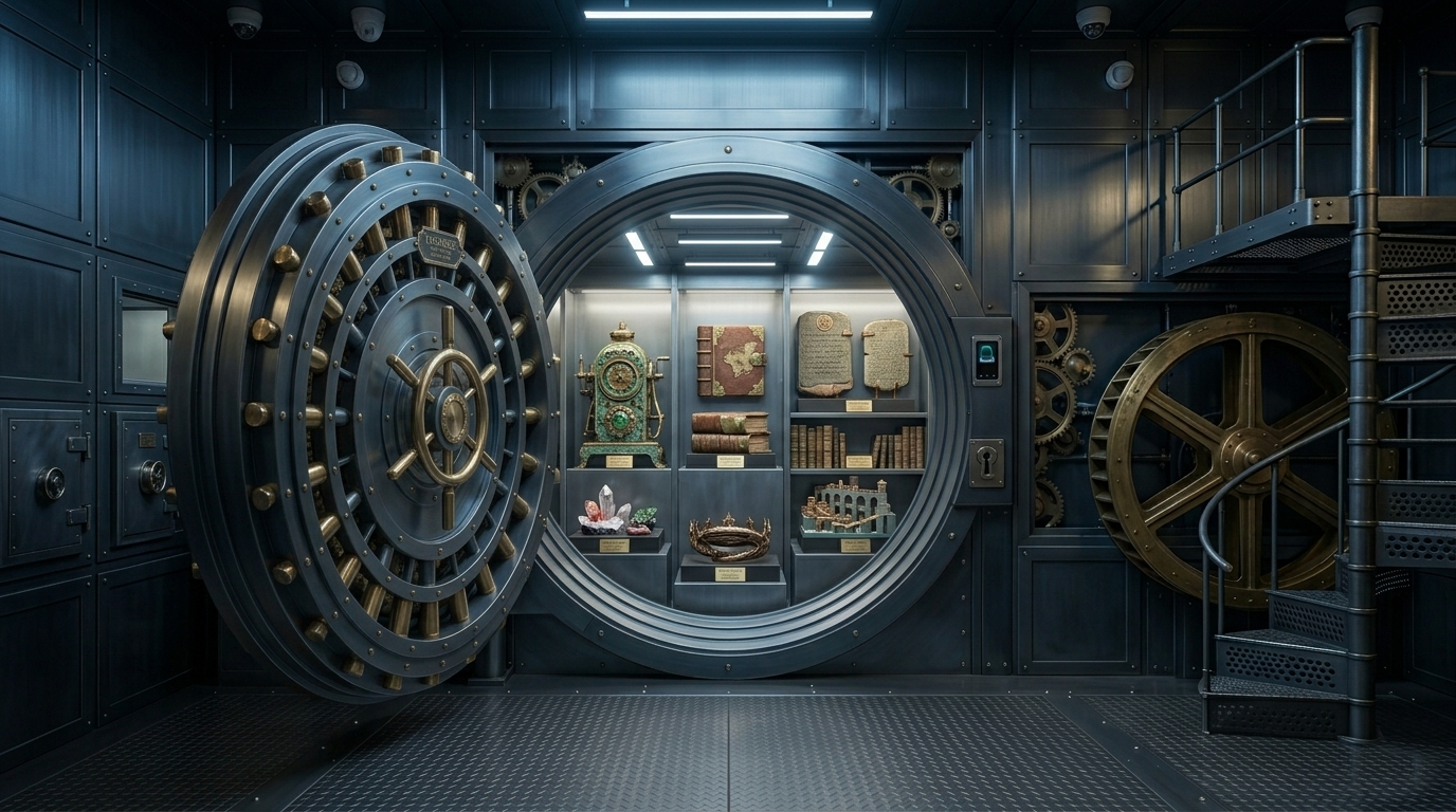 The vault opens — institutional memory preserved inside